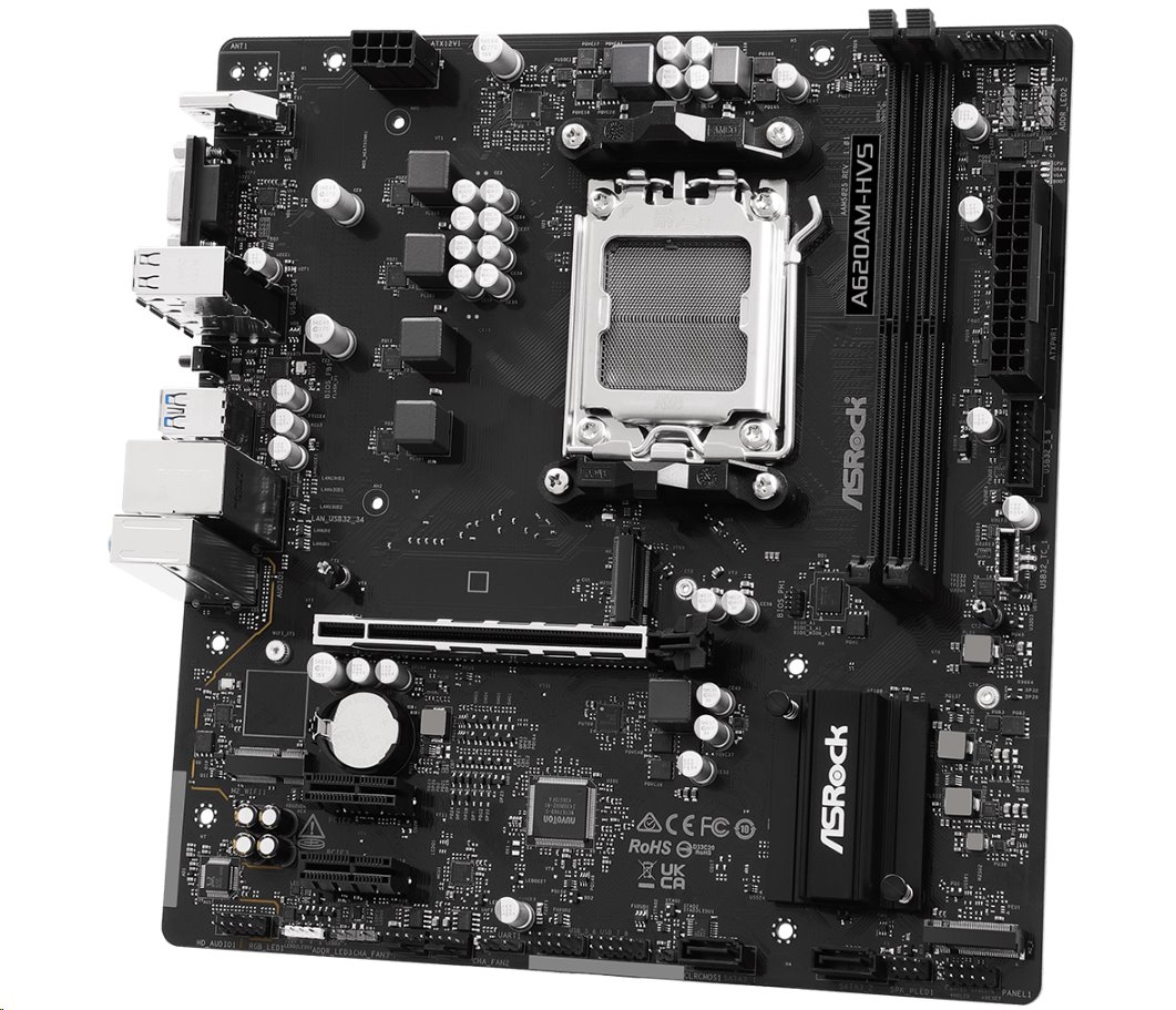 MB Asrock A620AM-HVS /AM5/2xDDR5/M.2/HDMI/D-sub/mATX
