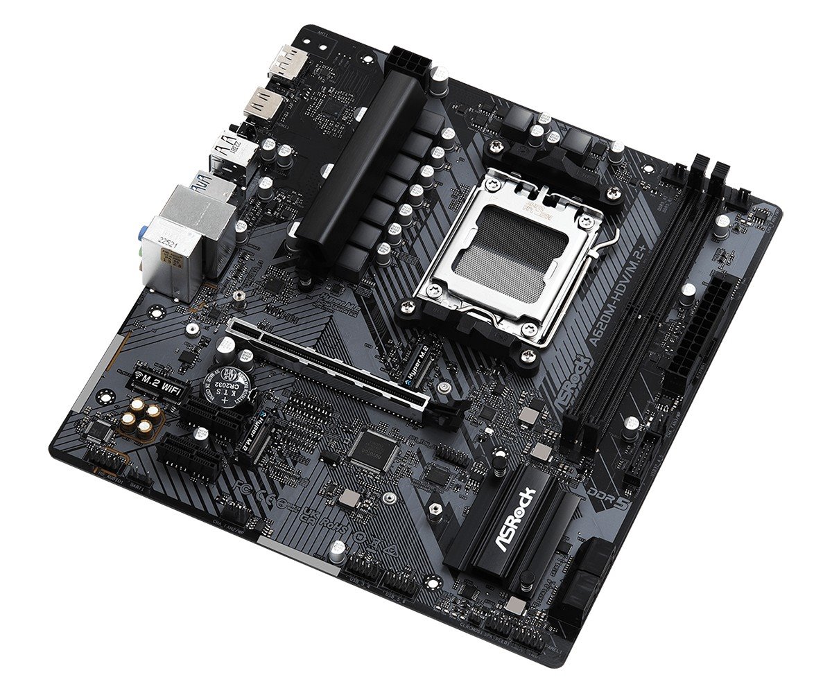 MB Asrock A620M-HDV/M.2+ /AM5/2xDDR5/M.2/HDMI/DP/mATX, neorginální krabice