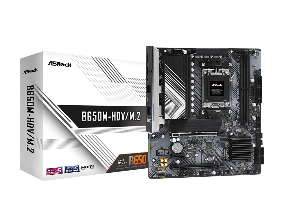 MB Asrock B650M-HDV/M.2 /AM5/2xDDR5/M.2/HDMI/DP/mATX