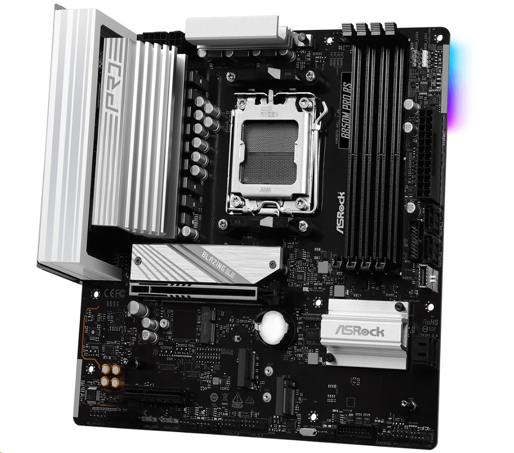 MB Asrock B850M PRO RS /AM5/4xDDR5/M.2/HDMI/DP/mATX