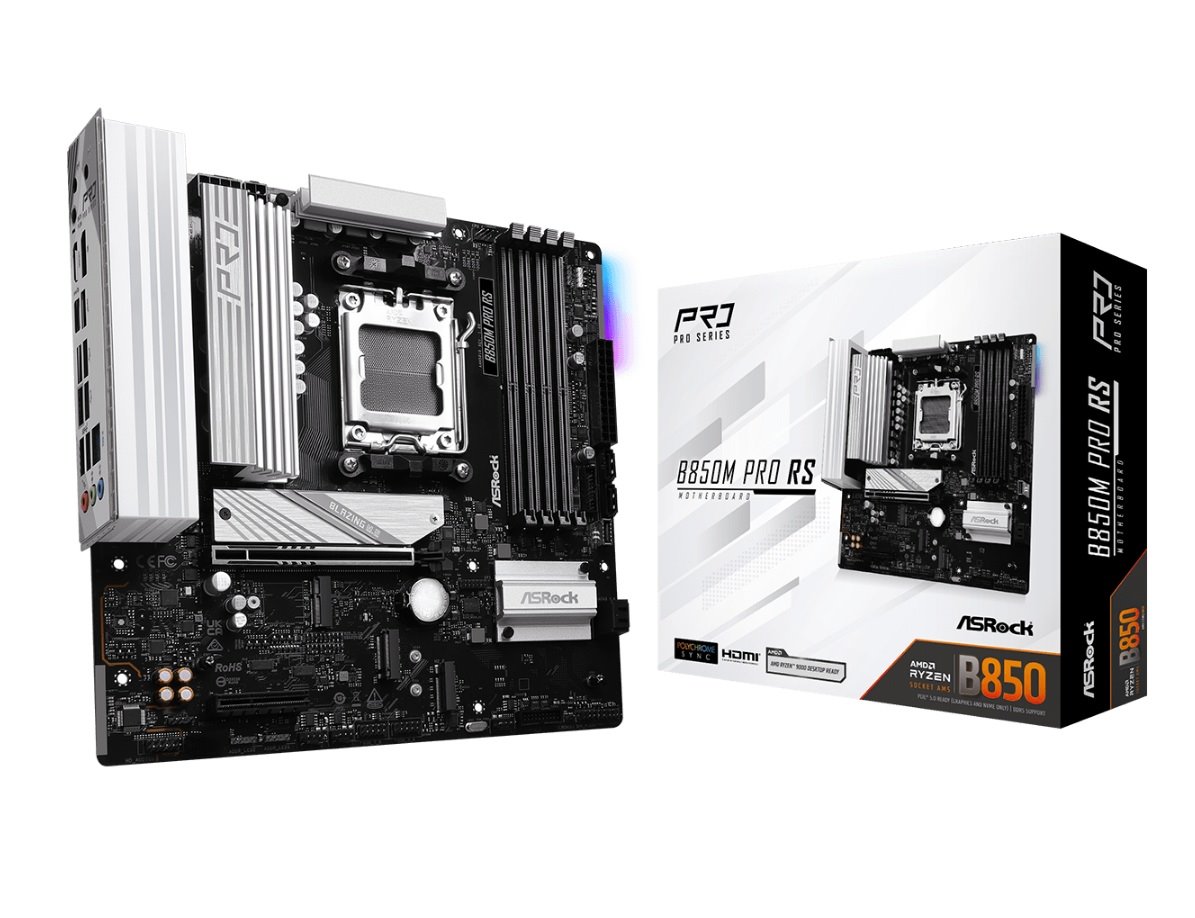 MB Asrock B850M PRO RS /AM5/4xDDR5/M.2/HDMI/DP/mATX