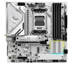 MB Asrock B850M STEEL LEGEND WIFI /AM5/4xDDR5/M.2/W7+BT5.4/HDMI/DP/mATX/White