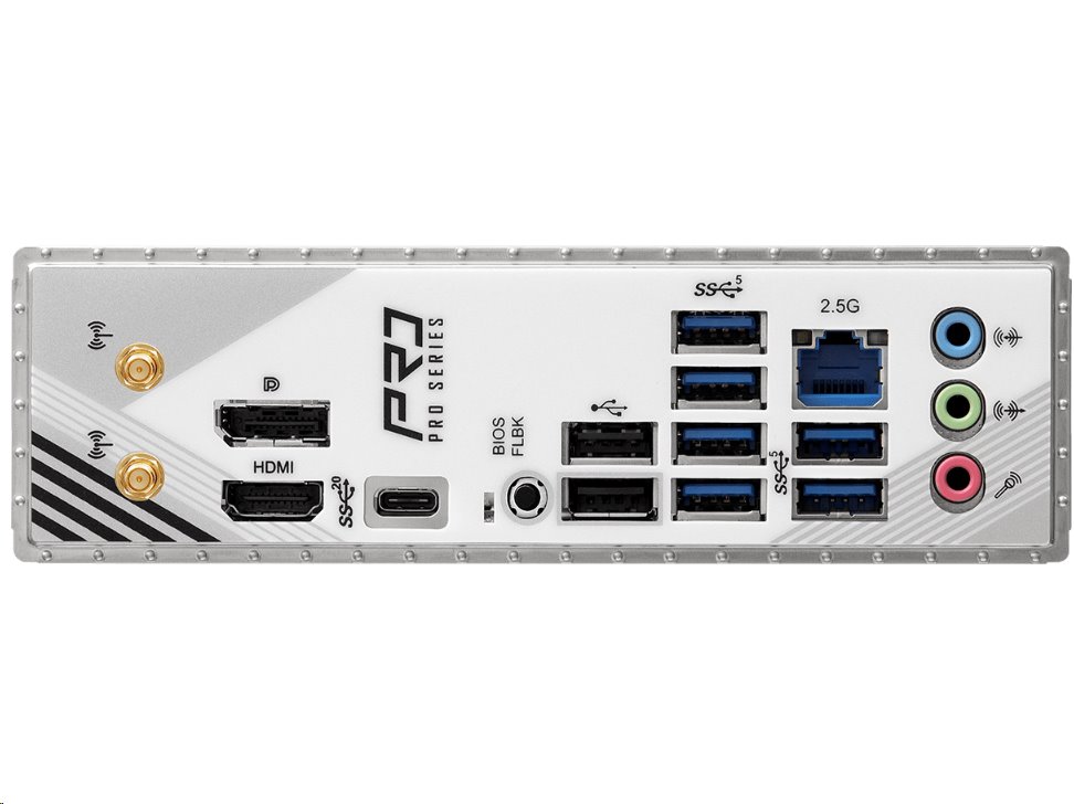 MB Asrock B860 PRO RS WIFI /LGA1851/4xDDR5/M.2/W6E+BT5.3/HDMI/DP/ATX