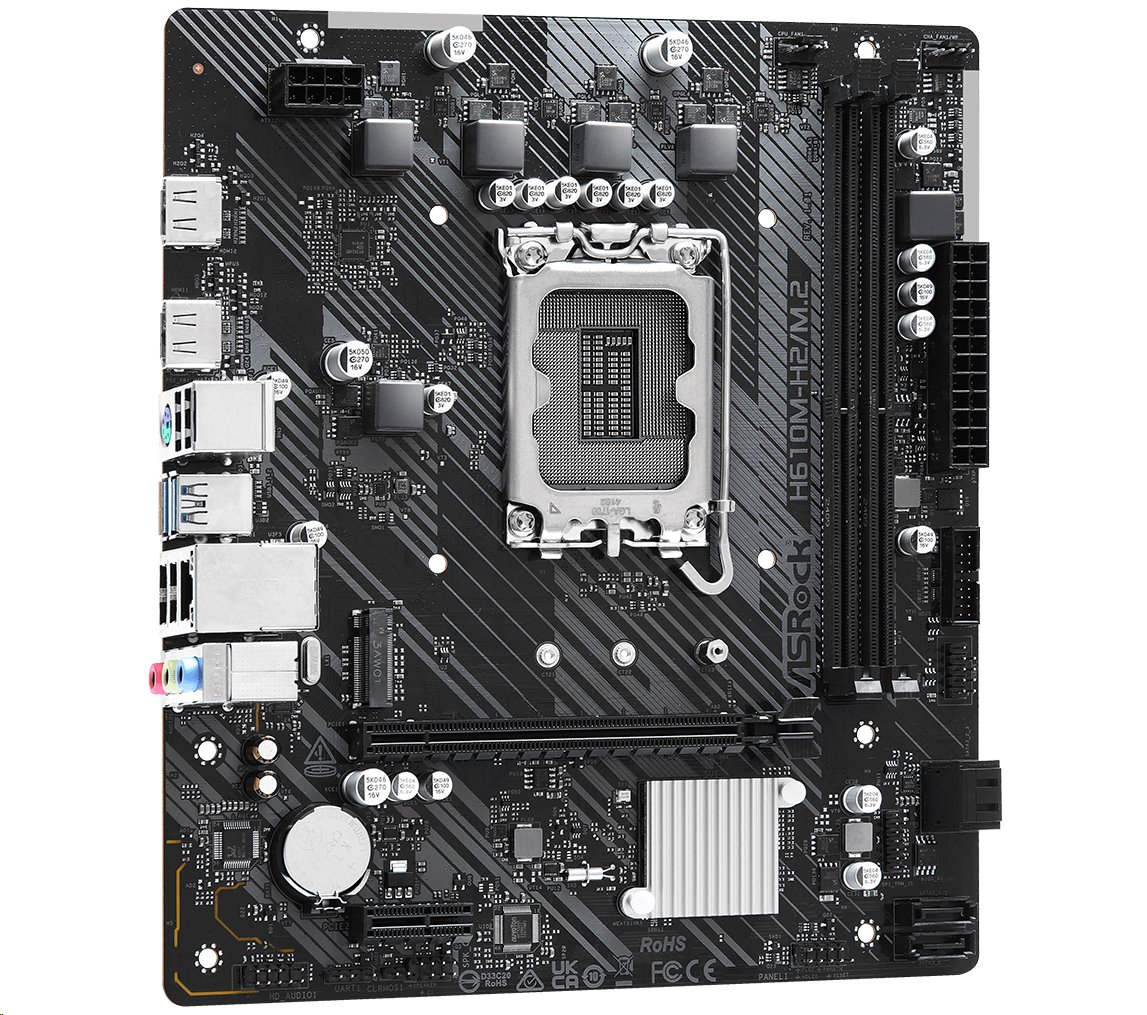 MB Asrock H610M-H2/M.2 /LGA1700/2xDDR4/M.2/HDMI/mATX