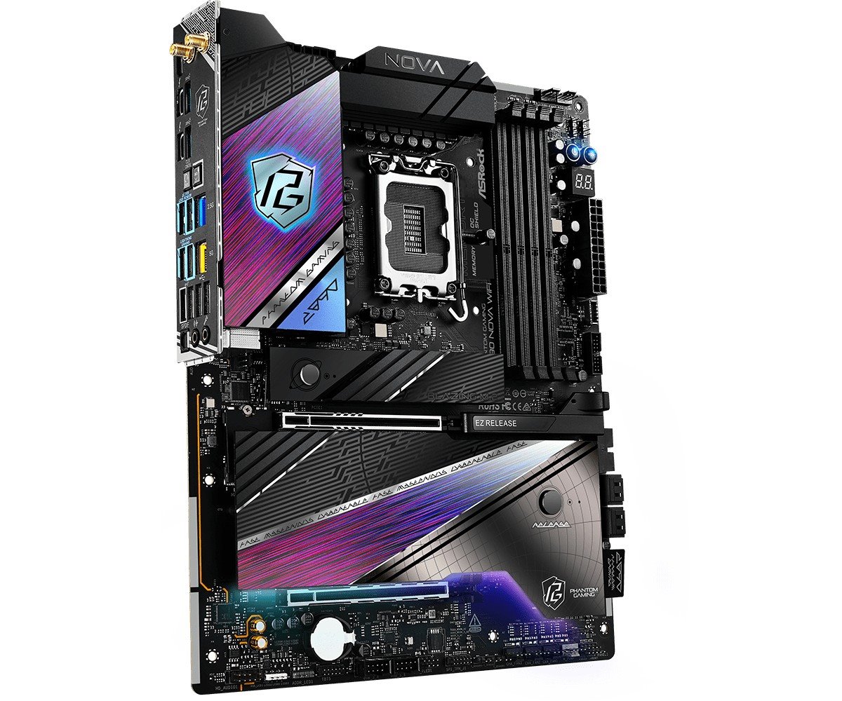 MB Asrock Phantom Gaming Z890 NOVA WIFI /LGA1851/4xDDR5/M.2/W7+BT5.4/HDMI/TB4/ATX