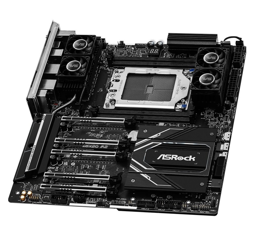 MB Asrock TRX50 WS /sTR5/4xDDR5/M.2/W6E+BT5.2/E-ATX