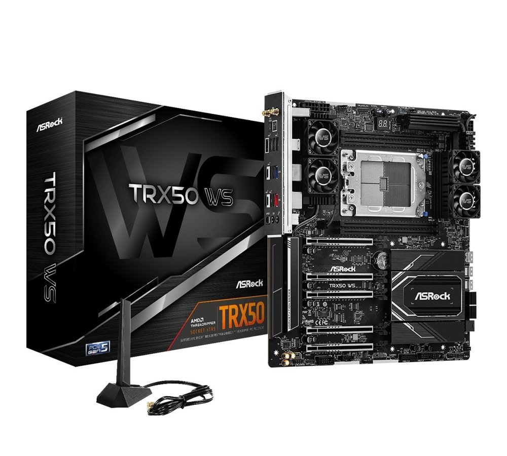 MB Asrock TRX50 WS /sTR5/4xDDR5/M.2/W6E+BT5.2/E-ATX
