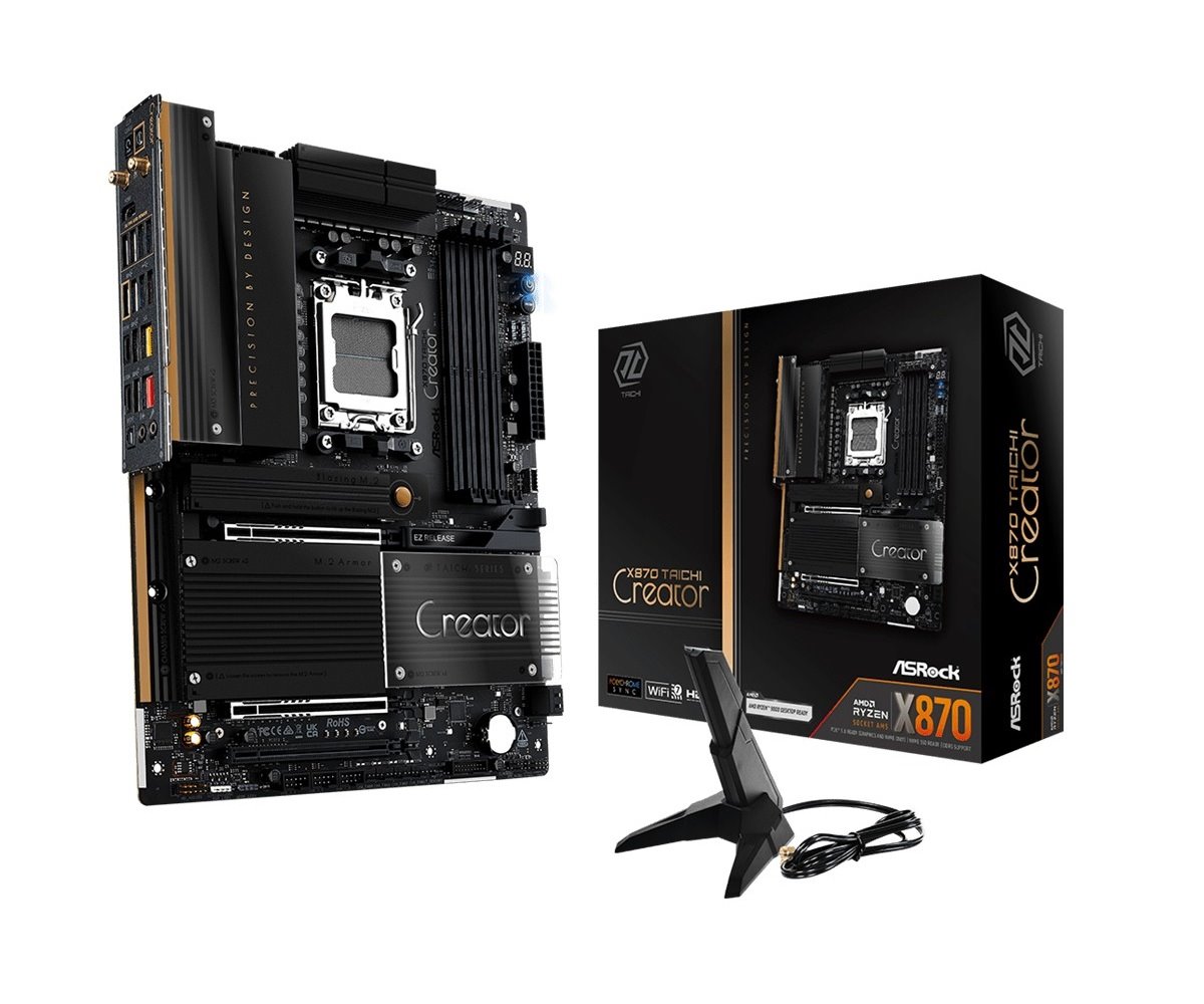 MB Asrock X870 TAICHI CREATOR /AM5/4xDDR5/M.2/W7+BT5.4/HDMI/USB4/ATX