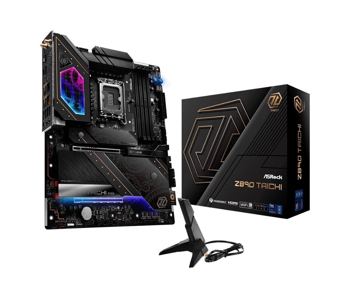 MB Asrock Z890 TAICHI /LGA1851/4xDDR5/M.2/W7+BT5.4/HDMI/TB4/ATX