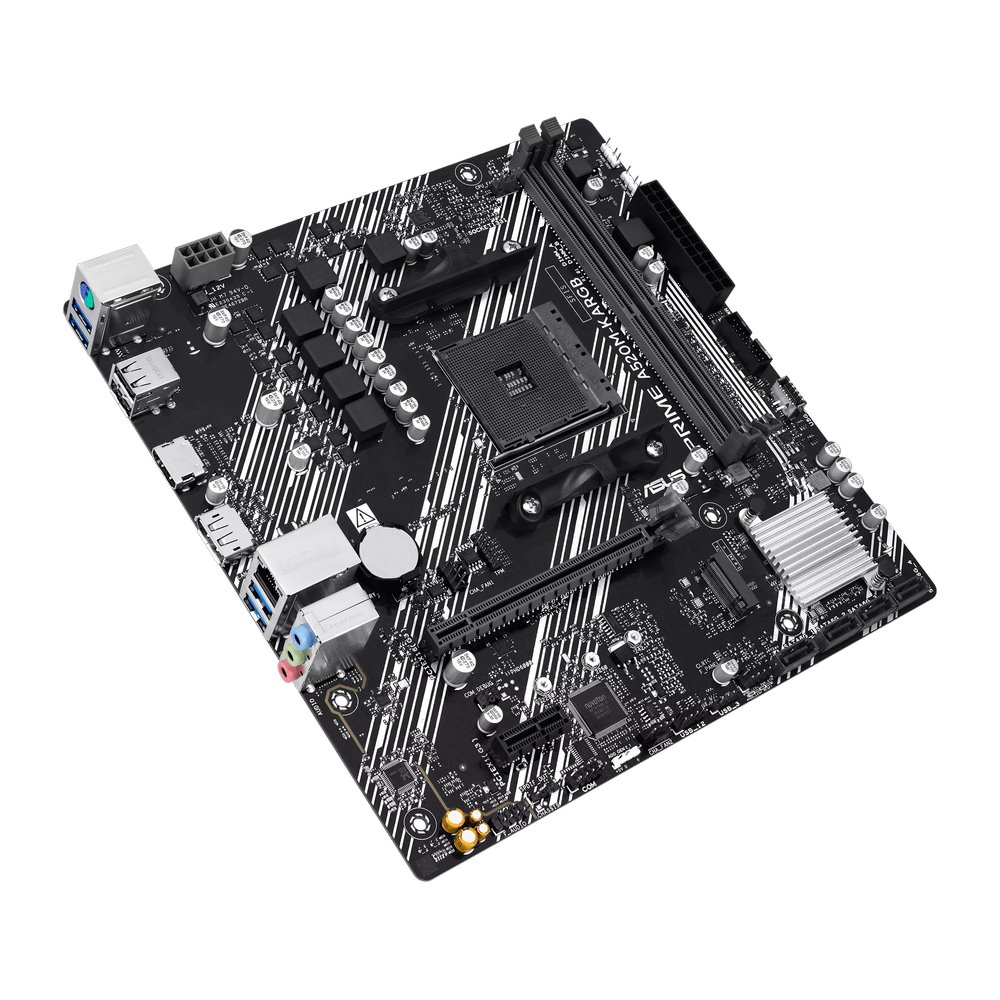 MB ASUS PRIME A520M-K ARGB /AM4/2xDDR4/M.2/HDMI/DP/mATX