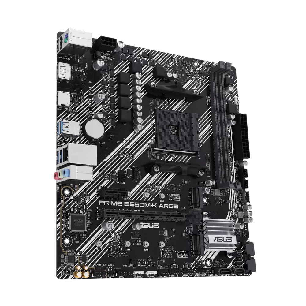 MB ASUS Prime B550M-K ARGB /AM4/2xDDR4/M.2/HDMI/DP/mATX