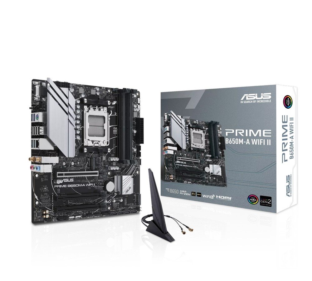 MB ASUS Prime B650M-A WIFI II /AM5/4xDDR5/M.2/W6+BT5.2/HDMI/DP/D-sub/mATX
