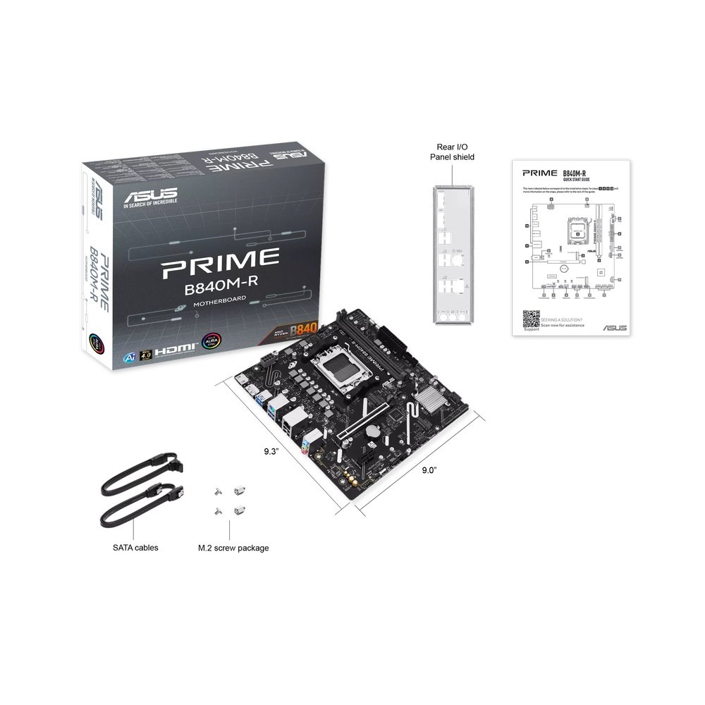 MB ASUS Prime B840M-R /AM5/2xDDR5/M.2/HDMI/DP/mATX