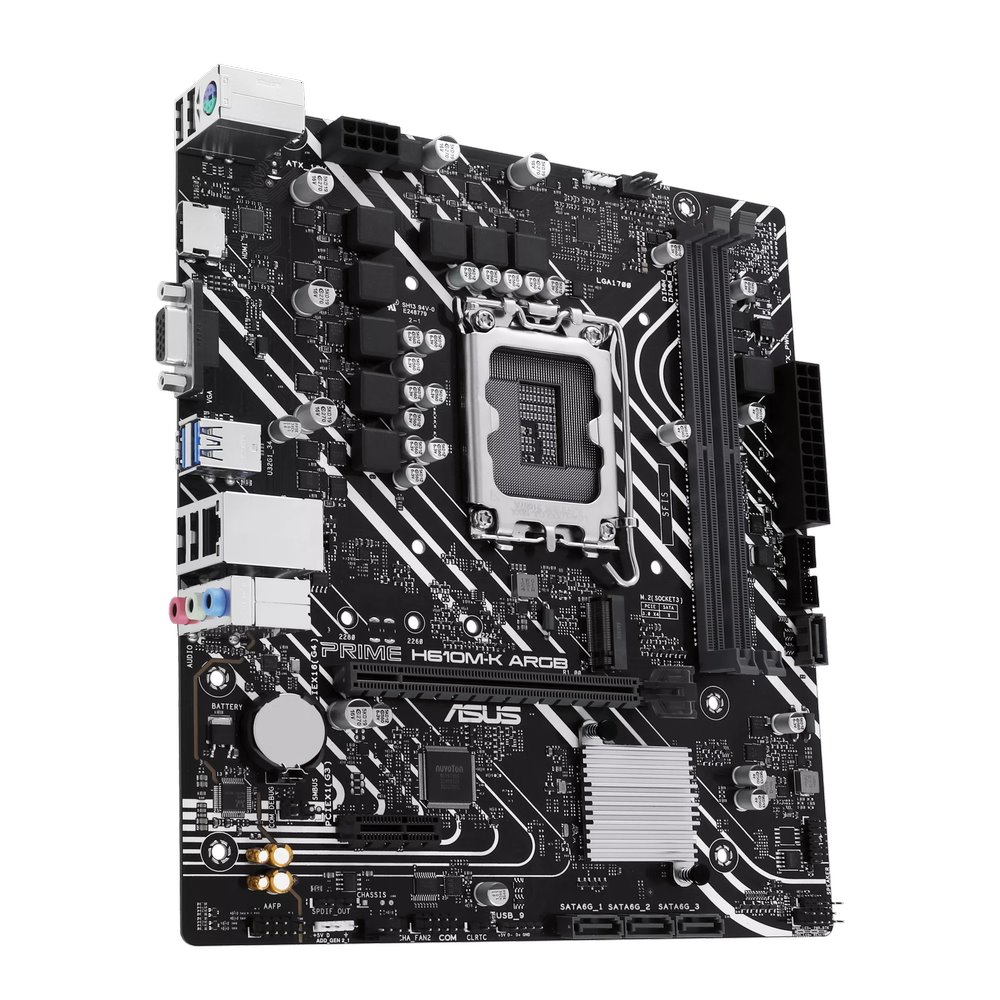 MB ASUS Prime H610M-K ARGB /LGA1700/2xDDR5/M.2/HDMI/D-sub/mATX