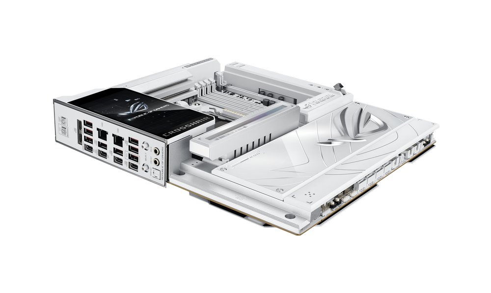 MB ASUS ROG Crosshair X870E GLACIAL /AM5/4xDDR5/M.2/W7+BT5.4/USB4/E-ATX/White