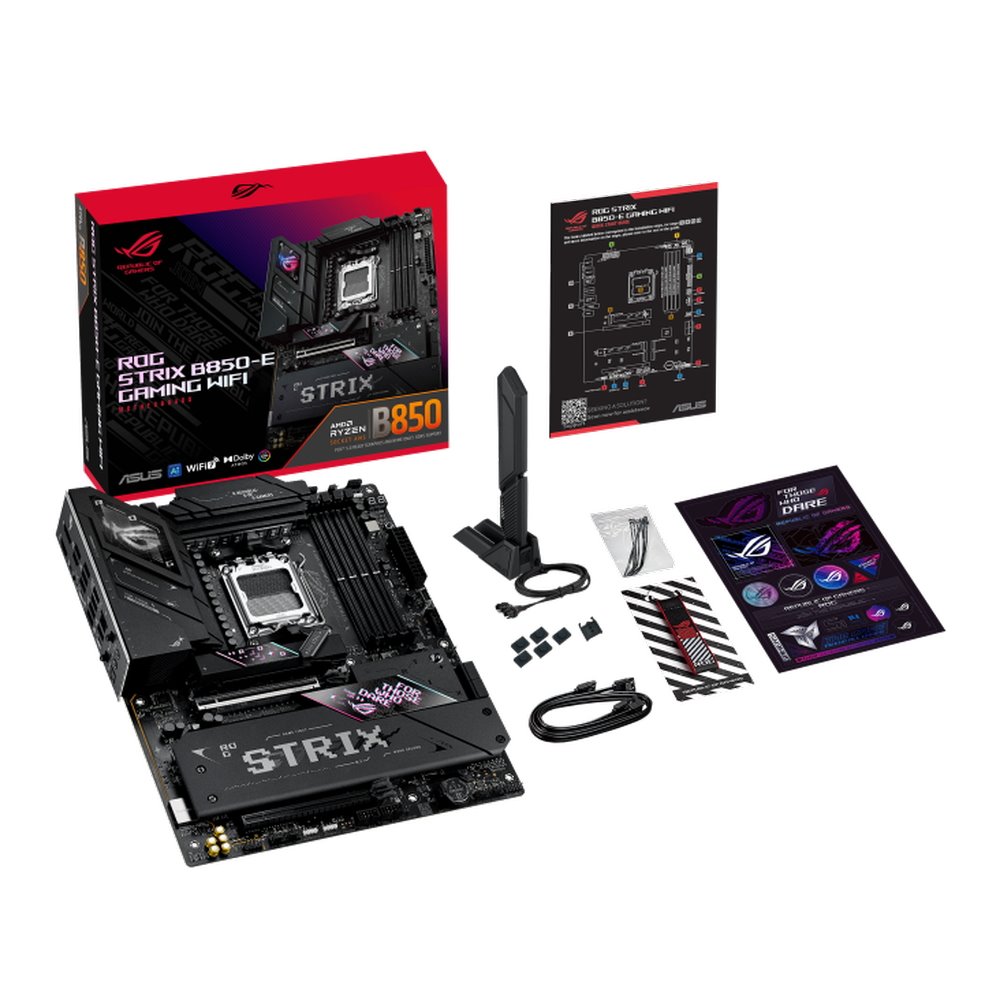 MB ASUS ROG Strix B850-E Gaming WIFI /AM5/4xDDR5/M.2/W7+BT5.4/HDMI/DP/USB4/ATX