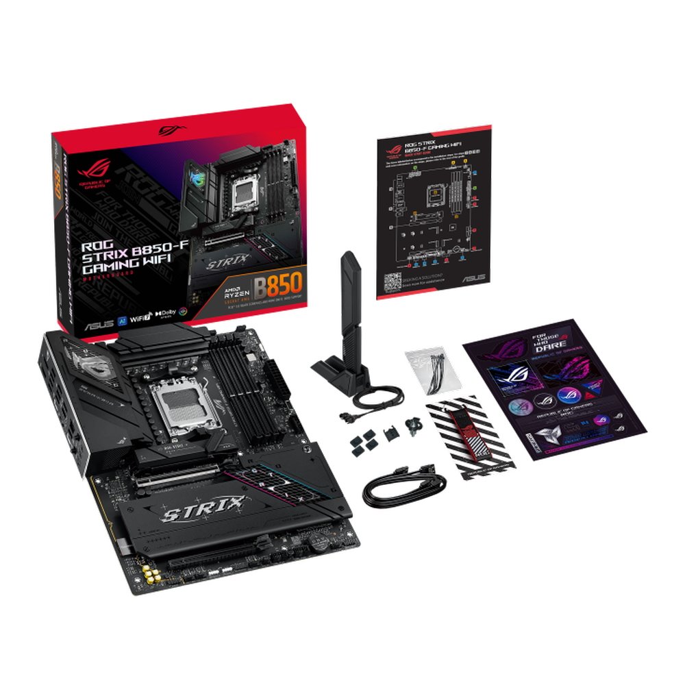 MB ASUS ROG Strix B850-F Gaming WIFI /AM5/4xDDR5/M.2/W7+BT5.4/HDMI/DP/ATX