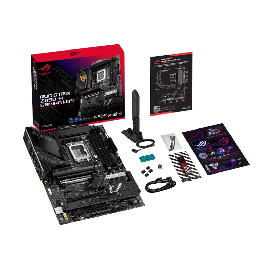 MB ASUS ROG Strix Z890-H Gaming WIFI /LGA1851/4xDDR5/M.2/W7+BT5.4/HDMI/DP/ATX
