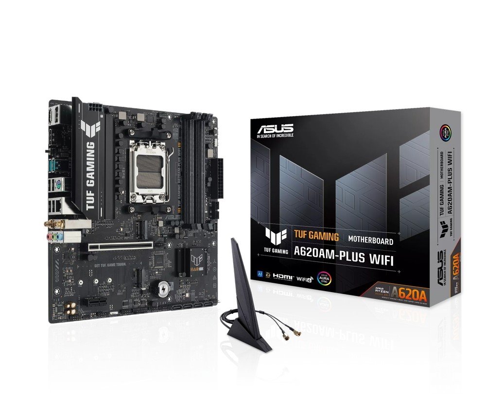 MB ASUS TUF Gaming A620AM-PLUS WIFII /AM5/4xDDR5/M.2/W6+BT5.3/HDMI/DP/mATX