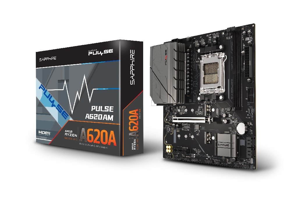 MB SAPPHIRE PULSE A620AM /AM5/2xDDR5/M.2/HDMI/DP/mATX