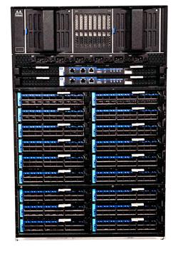 Mellanox SX6518 324 port FDR capable modular chassis, includes 4 fans and 6 (N+N) PWS