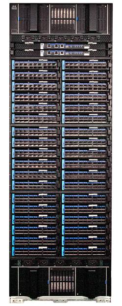 Mellanox SX6536 648 port FDR capable modular chassis, includes 8 fans and 10 (N+N configuration) PWS
