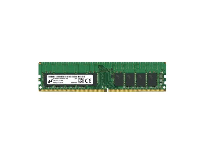 Micron DDR4 ECC UDIMM 32GB 2Rx8 3200 CL22 (Single Pack)