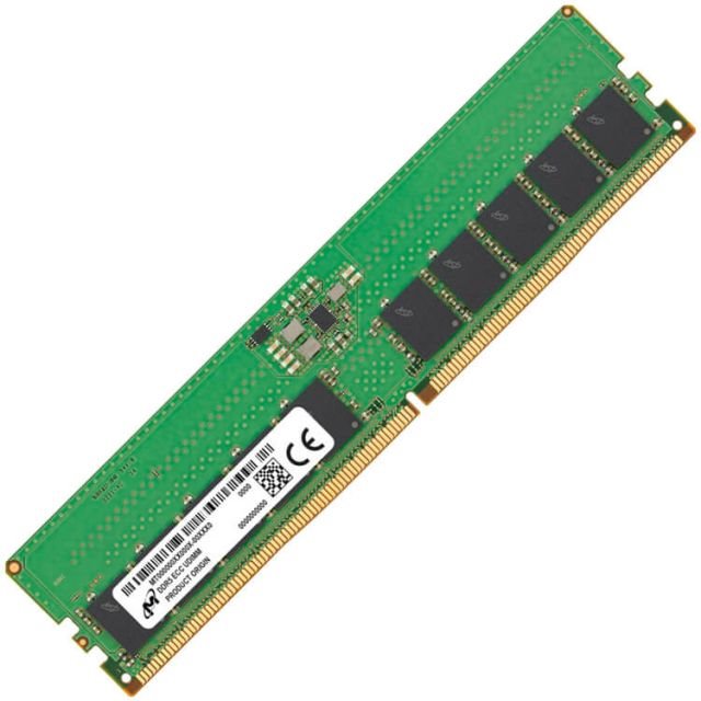 Micron DDR5 ECC UDIMM 16GB 1Rx8 4800 CL40 (Single Pack)