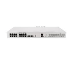 MikroTik Cloud Router Switch CRS418-8P-8G-2S+RM, 8x1G, 8x1G PoE+ (150 W), 2SFP+, 1xUSB 3.0, L5, Rack