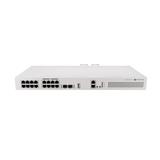 MikroTik Cloud Router Switch CRS418-8P-8G-2S+RM, 8x1G, 8x1G PoE+ (150 W), 2SFP+, 1xUSB 3.0, L5, Rack
