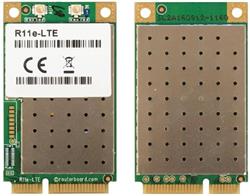 MikroTik karta miniPCI-e, 4G LTE 150 Mbps Downlink, 50 Mbps Uplink, 2x uFL konektor