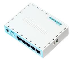 MikroTik Router +L4, 256MB RAM, Dual-Core 880MHz, 5x Gigabit LAN, USB, slot microSD; desktop