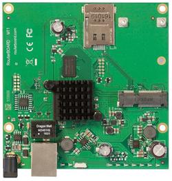 MikroTik Routerboard 1x GLAN, 1x miniPCI-e, 2x 880MHz, 256MB RAM, 1x SIM slot,