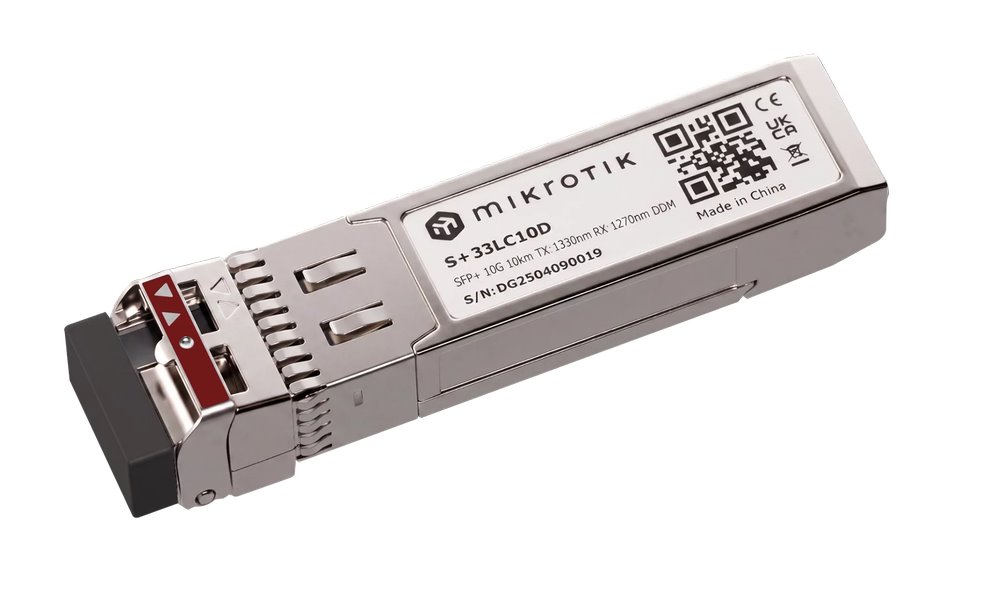 MikroTik S+2733LC10D modul SFP, 10G, SM, WDM/BiDi, 10km, 2ks