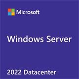 MS DOEM Windows Server® 2022 Datacenter (16 core) COA+DVD, pouze se serverem