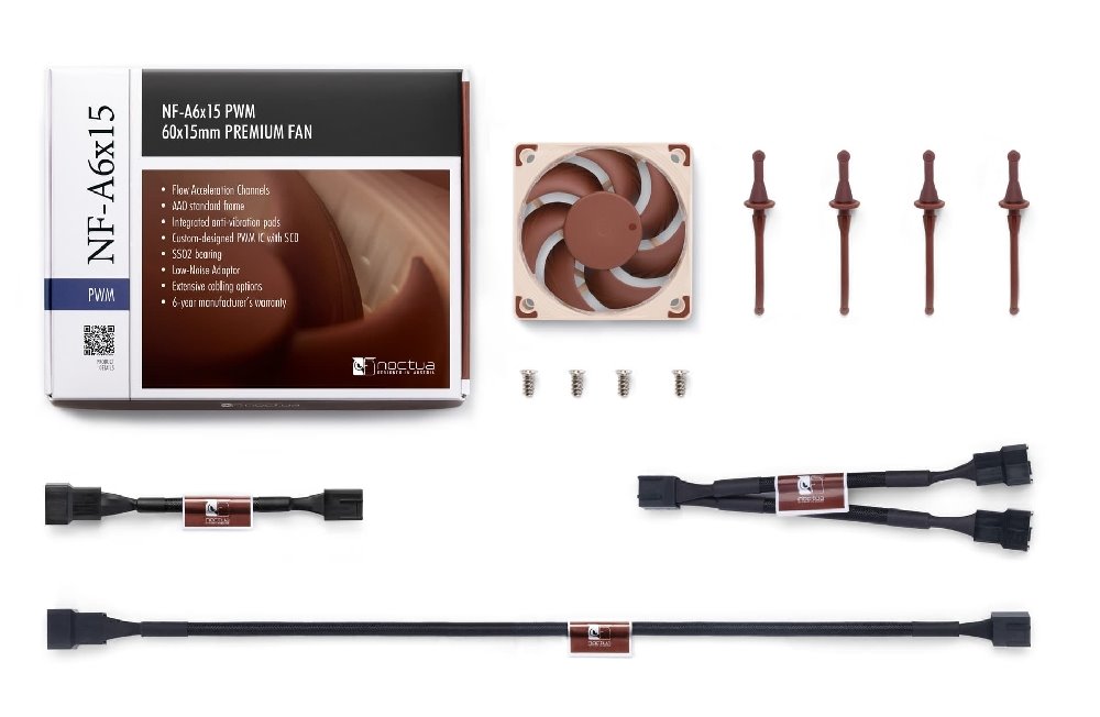 Noctua ventilátor NF-A6x15 PWM