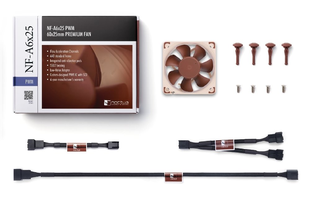 Noctua ventilátor NF-A6x25 PWM