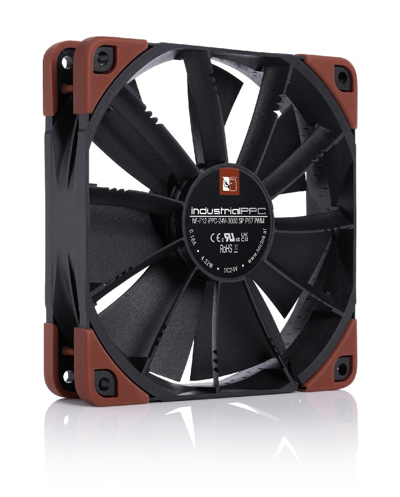 Noctua ventilátor NF-F12 industrialPPC-24V-3000 SP IP67 PWM
