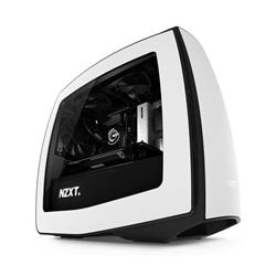NZXT Manta, počítačová skříň, mITX, USB3.0, bílo-černá, průhl. bočnice