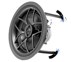 OA - Explorer Series - 2-Way In-Ceiling Loudspeaker with 8" IMG Woofer, Pivoting Aluminum Tweeter