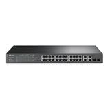 Omada 24-Port 10/100 Mbps + 4-Port Gigabit Smart Switch with 24-Port PoE+ PORT: 24× 10/100 Mbps PoE+ Ports, 4× Gigabit N