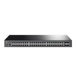 Omada 48-Port Gigabit L2+ Managed Switch with 4 10GE SFP+ Slots PORT: 48× Gigabit RJ45 Ports, 4× 10G SFP+ Slots, RJ45/Mi