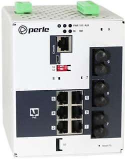 PERLE IDS-509F3PP6-T2SD40-MD2-XT Industrial Managed PoE Switch
