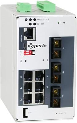 PERLE IDS-509G3-C2MD05-SD10 Industrial Managed Switch