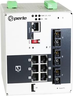 PERLE IDS-509G3PP6-C2SD10-SD120 Industrial Managed PoE Switch