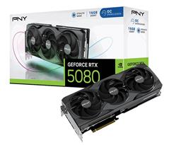 PNY NVIDIA GeForce RTX 5080 16GB GDDR7 OC