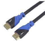 PremiumCord 4K HDMI 2.0b High Speed + Ethernet kabel, zlacené pružné konektory, 1,5m