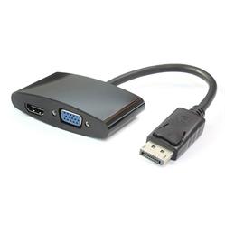 PremiumCord adaptér DisplayPort - HDMI + VGA , FULL HD 1080p, 4K*2K@30Hz