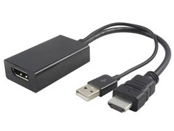 PremiumCord adaptér HDMI to DisplayPort Male/Female s napájením z USB