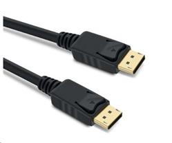 PremiumCord DisplayPort 1.4 přípojný kabel M/M, zlacené konektory, 2m